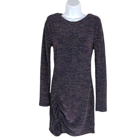 Ramy Brook Portia Dress Metallic Ruched Polyester Blend NWT Women's Small - Picture 1 of 11